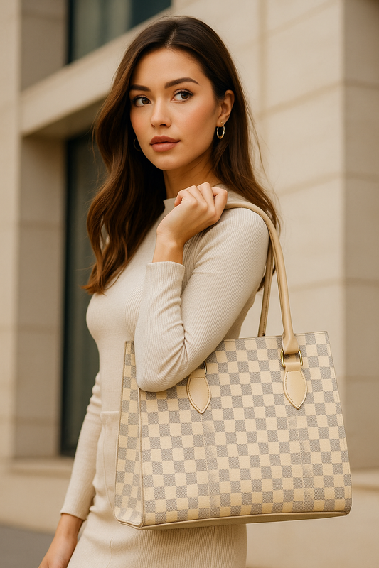 Women’s Large Leather Office Handbag – New Stylish Design